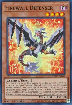 Firewall Defenser  - (Cyberstorm Access) - (CYAC-EN001) - (Ultra Rare)