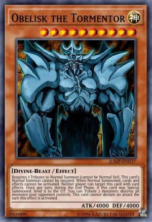 Obelisk the Tormentor - (2019 Gold Sarcophagus Tin) - (TN19-EN007) - (Prismatic Secret Rare)