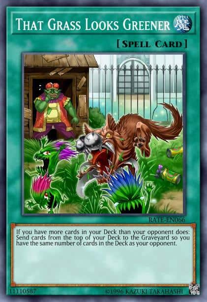 That Grass Looks Greener - (Raging Tempest) - (RATE-EN066) - (Secret Rare)