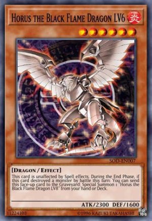 Horus the Black Flame Dragon LV6 - (Starter Kaiba Reloaded) - (YSKR-EN020) - (Common)