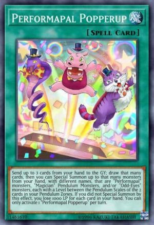 Performapal Popperup - (Legendary Duelists Season 3) - (LDS3-EN132) - (Common)