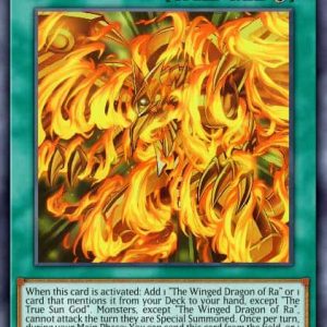 The True Sun God - (2022 Tin of the Pharaoh's Gods) - (MP22-EN275) - (Ultra Rare)
