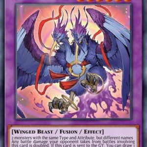 Garura, Wings of Resonant Life - (Dueling Heroes Tin) - (MP23-EN148) - (Prismatic Secret Rare)