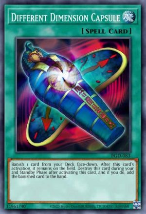 Different Dimension Capsule - (Egyptian God Deck Obelisk the Tormentor) - (EGO1-EN025) - (Common)