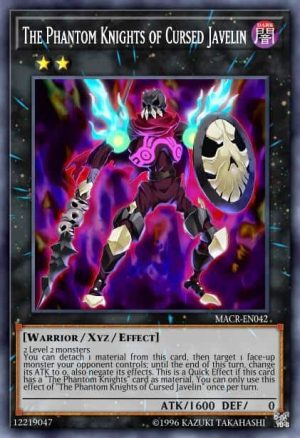The Phantom Knights of Cursed Javelin - (Maximum Crisis) - (MACR-EN042) - (Super Rare)