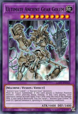 Ultimate Ancient Gear Golem - (Light of Destruction) - (LODT-EN043) - (Ultra Rare)