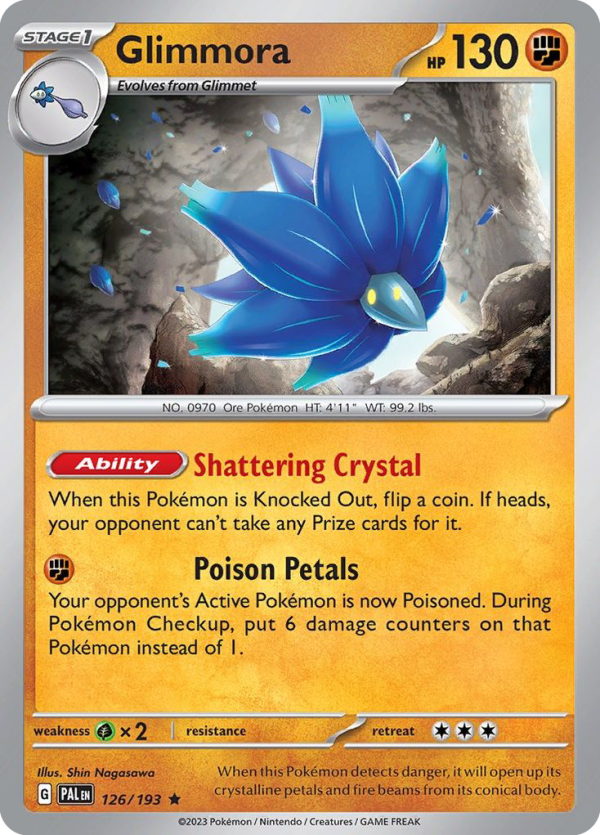 Glimmora - (Paldea Evolved) - (sv2-126) - (Rare) - (Reverse Holo)