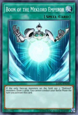 Boon of the Meklord Emperor - (Legendary Duelists Rage of Ra) - (LED7-EN049) - (Common)