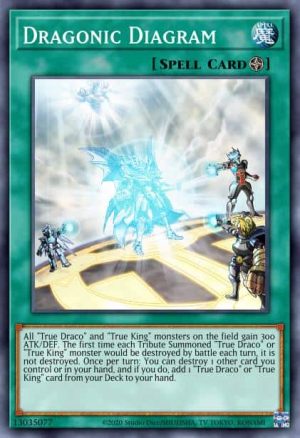 Dragonic Diagram - (Battles of Legend Relentless Revenge) - (BLRR-EN096) - (Secret Rare)