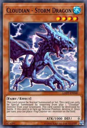 Cloudian - Storm Dragon - (Light of Destruction) - (LODT-EN040) - (Common)