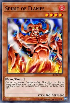 Spirit of Flames - (Onslaught of the Fire Kings Structure) - (SDOK-EN016) - (Common)