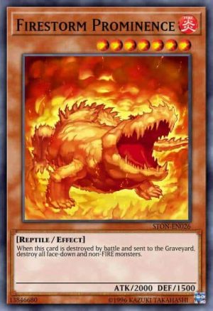 Firestorm Prominence - (Strike of Neos) - (STON-EN026) - (Common)
