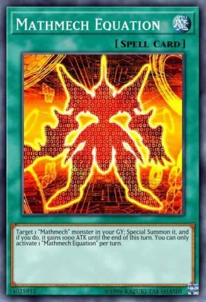Mathmech Equation - (Mystic Fighters) - (MYFI-EN010) - (Secret Rare)