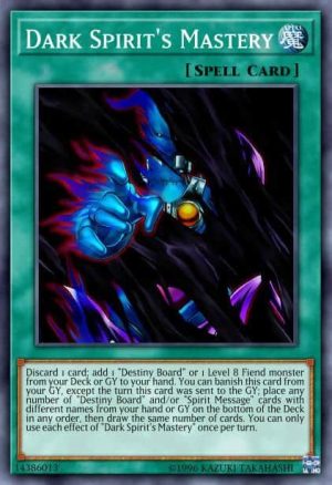 Dark Spirit's Mastery - (Legendary Duelists Immortal Destiny) - (LED5-EN004) - (Ultra Rare)
