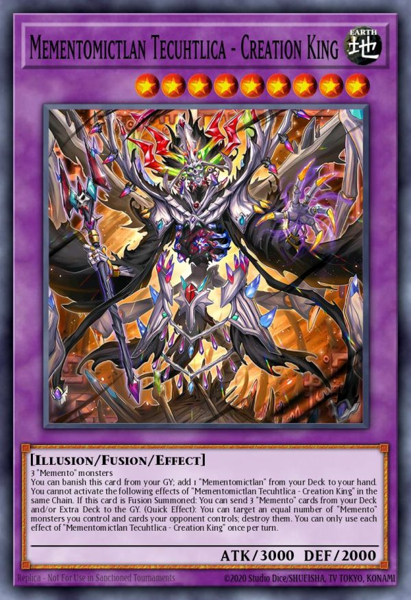 Mementomictlan Tecuhtlica - Creation King - (The Infinite Forbidden) - (INFO-EN037) - (Super Rare)