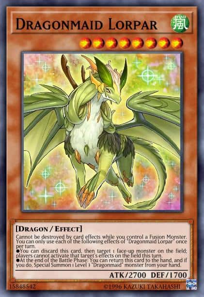 Dragonmaid Lorpar - (Mystic Fighters) - (MYFI-EN021) - (Secret Rare)