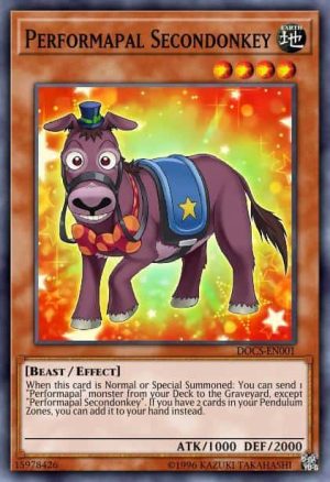 Performapal Secondonkey - (Star Pack Battle Royal) - (SP17-EN025) - (Starfoil Rare)