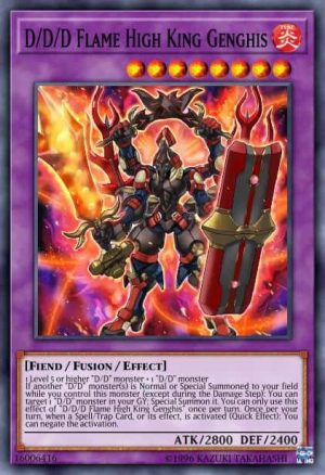 D/D/D Flame High King Genghis - (Soul Fusion) - (SOFU-EN095) - (Common)