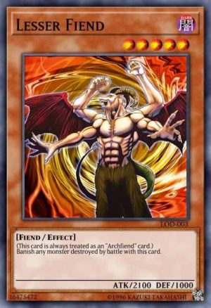 Lesser Fiend - (The Lost Art Promotion H) - (LART-EN008) - (Ultra Rare)