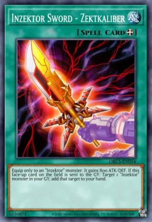 Inzektor Sword - Zektkaliber - (Order of Chaos) - (ORCS-EN054) - (Ultra Rare)