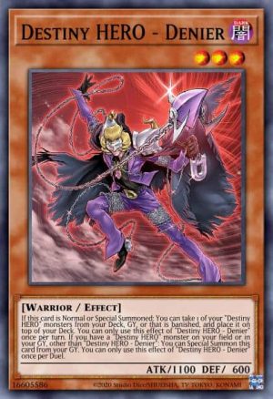 Destiny HERO - Denier - (2022 Tin of the Pharaoh's Gods) - (MP22-EN199) - (Common)