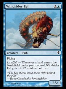 Windrider Eel - Zendikar-(078)