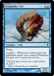 Windrider Eel - Zendikar-(078)