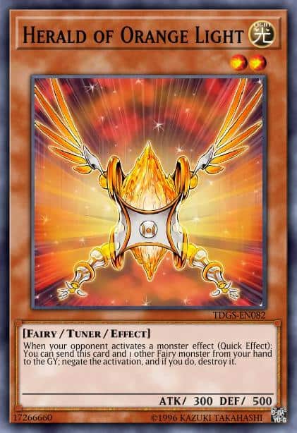 Herald of Orange Light - (OTS Tournament Pack 20) - (OP20-EN005) - (Super Rare)