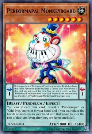 Performapal Monkeyboard - (Breakers of Shadow) - (BOSH-EN003) - (Common)