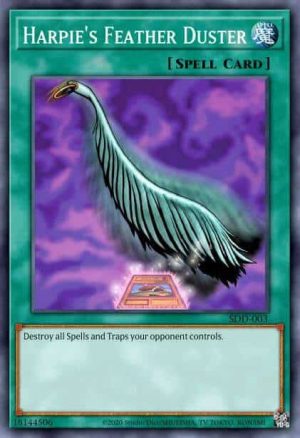 Harpie's Feather Duster - (Alt art) - (Egyptian God Deck: Obelisk the Tormentor) - (EGO1-EN022)