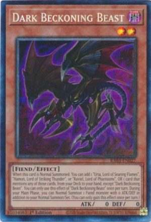 Dark Beckoning Beast - RA03-EN027 - Collector's Rare 1st Edition
