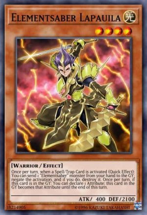 Elementsaber Lapauila - (Flames of Destruction) - (FLOD-EN023) - (Super Rare)