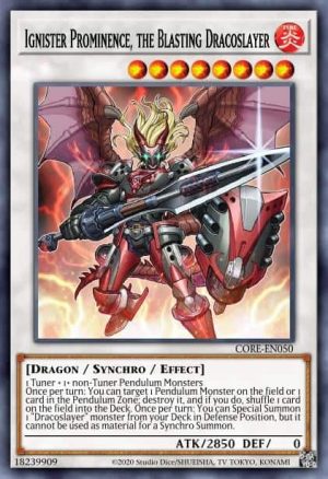 Ignister Prominence, the Blasting Dracoslayer - (Ancient Guardians) - (ANGU-EN048) - (Rare)