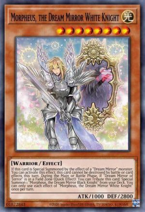 Morpheus, the Dream Mirror White Knight - (Rising Rampage) - (RIRA-EN087) - (Super Rare)