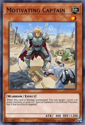 Motivating Captain - (Code of the Duelist) - (COTD-EN031) - (Rare)