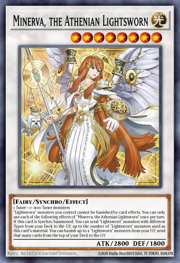 Minerva, the Athenian Lightsworn - (Legacy of Destruction) - (LEDE-EN043) - (Ultra Rare)