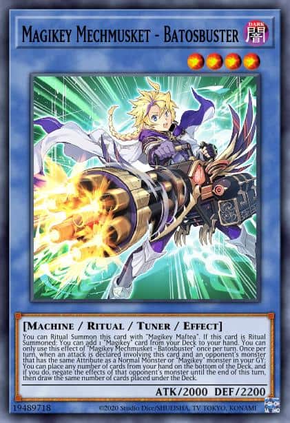 Magikey Mechmusket - Batosbuster - (2022 Tin of the Pharaoh's Gods) - (MP22-EN139) - (Common)