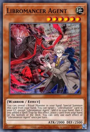 Libromancer Agent - (Battle of Chaos) - (BACH-EN087) - (Super Rare)