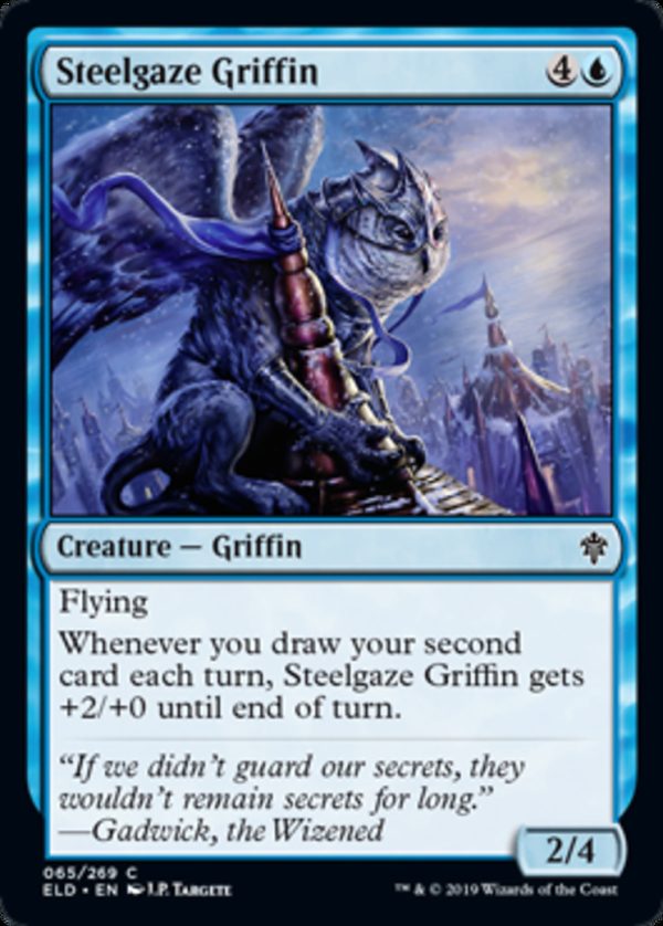 Steelgaze Griffin - Throne of Eldraine-(065)