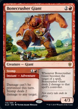 Bonecrusher Giant // Stomp - Throne of Eldraine-(115)