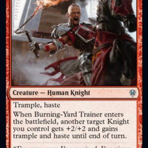 Burning-Yard Trainer - Throne of Eldraine-(117)