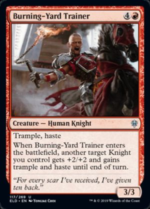 Burning-Yard Trainer - Throne of Eldraine-(117)