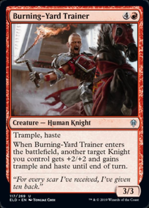 Burning-Yard Trainer - Throne of Eldraine-(117)