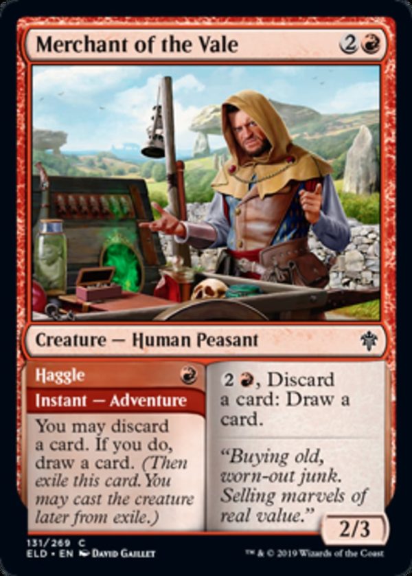 Merchant of the Vale // Haggle - Throne of Eldraine-(131)