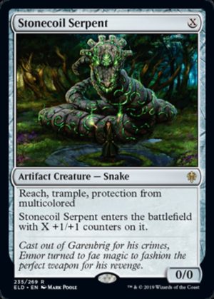 Stonecoil Serpent - Throne of Eldraine-(235)