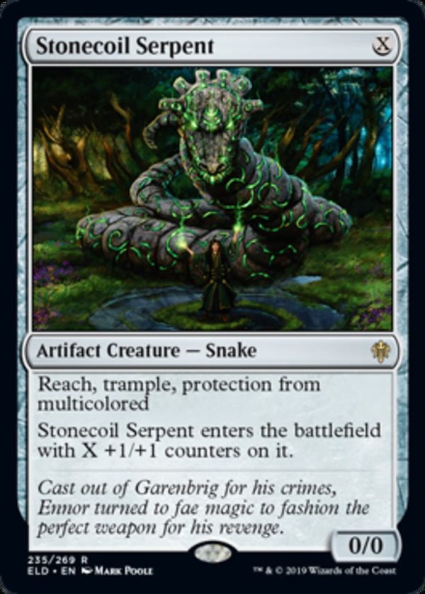 Stonecoil Serpent - Throne of Eldraine-(235)