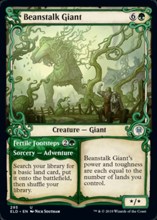 Beanstalk Giant // Fertile Footsteps - Throne of Eldraine-(295)