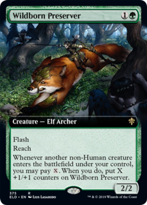 Wildborn Preserver - Throne of Eldraine-(375)