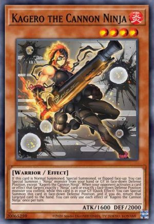 Kagero the Cannon Ninja - (Darkwing Blast) - (DABL-EN018) - (Common)