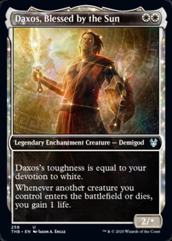Daxos, Blessed by the Sun - Theros Beyond Death-(258)-Foil